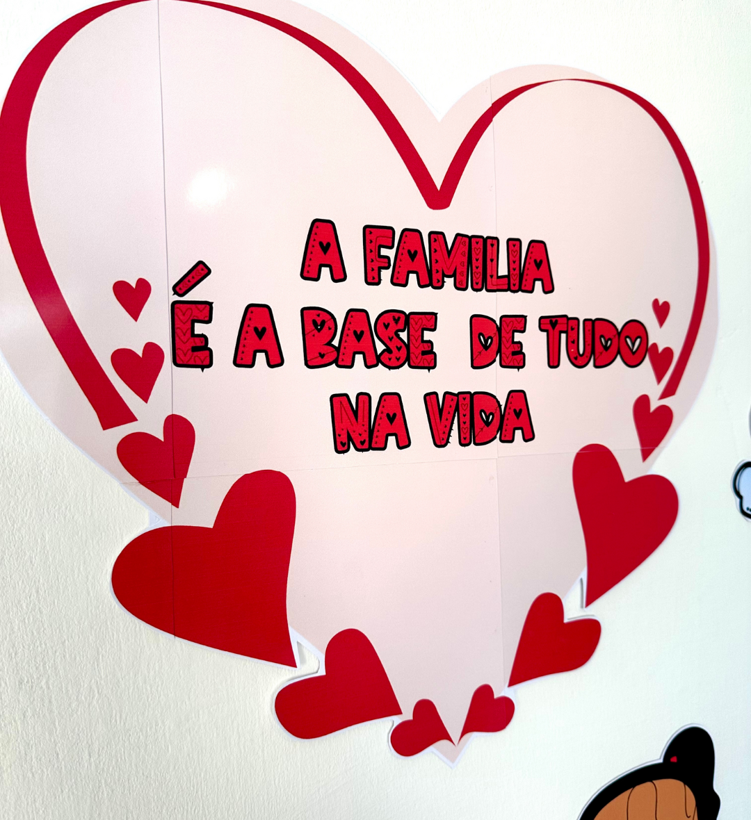 Painel Dia da Família em PDF para Educação Infantil — amostra 1: Painel Dia da Família para Educação Infantil