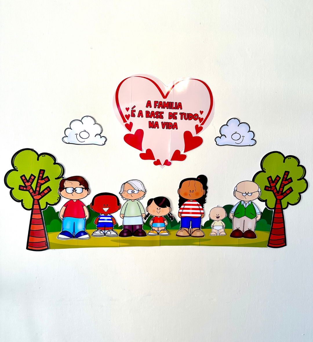 Painel Dia da Família em PDF para Educação Infantil — amostra 5: Trabalhe o Dia da Família na Educação Infantil com um…