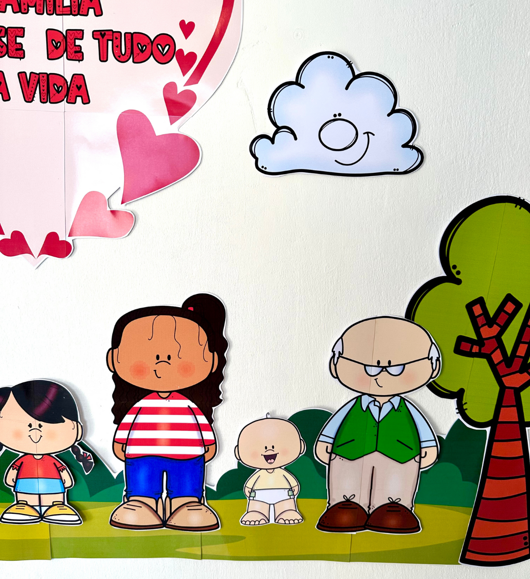Painel Dia da Família em PDF para Educação Infantil — amostra 6: Trabalhe o Dia da Família na Educação Infantil com um…