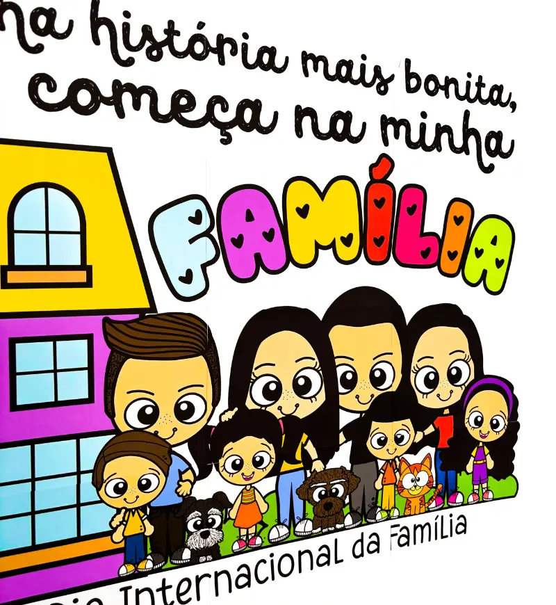 Painel Dia da Família – Minha História para Imprimir — amostra 4: Para quem é indicado