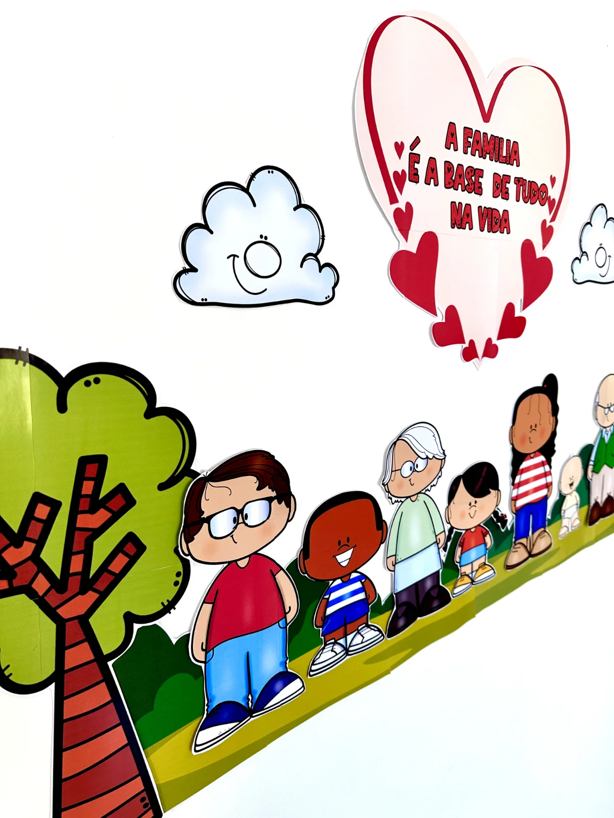 Painel dia da Familia – PDF para Imprimir | Educação Infantil — Alfabetização para Educação Infantil: Painel para trabalhar…