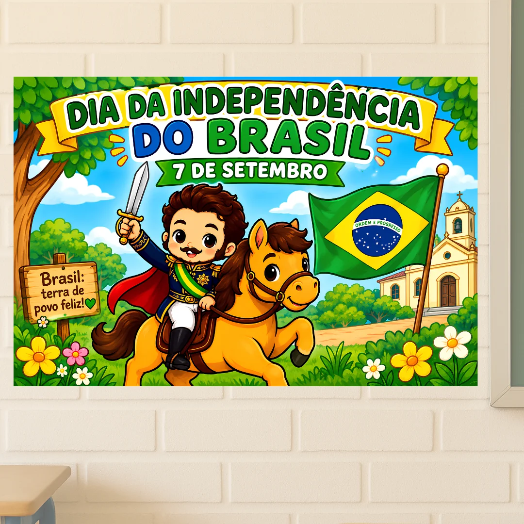 Painel Dia da Independência do Brasil – 7 de Setembro — História para Educação Infantil: Deixe a escola ainda mais especial…