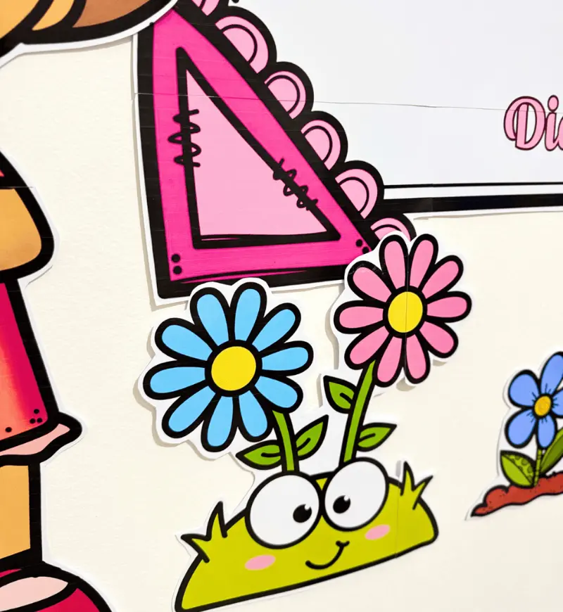 Painel Dia da Mulher com Cartão para Mimo em PDF — amostra 3: Como usar em sala de aula