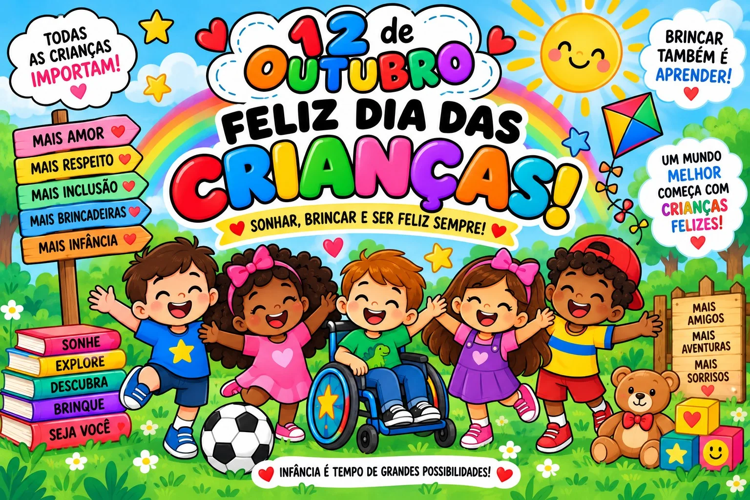 Painel dia das crianças 18 partes pdf Educação Infantil Ensino Fundamental — amostra 1: 🎈 Painel – Dia das Crianças | 12…