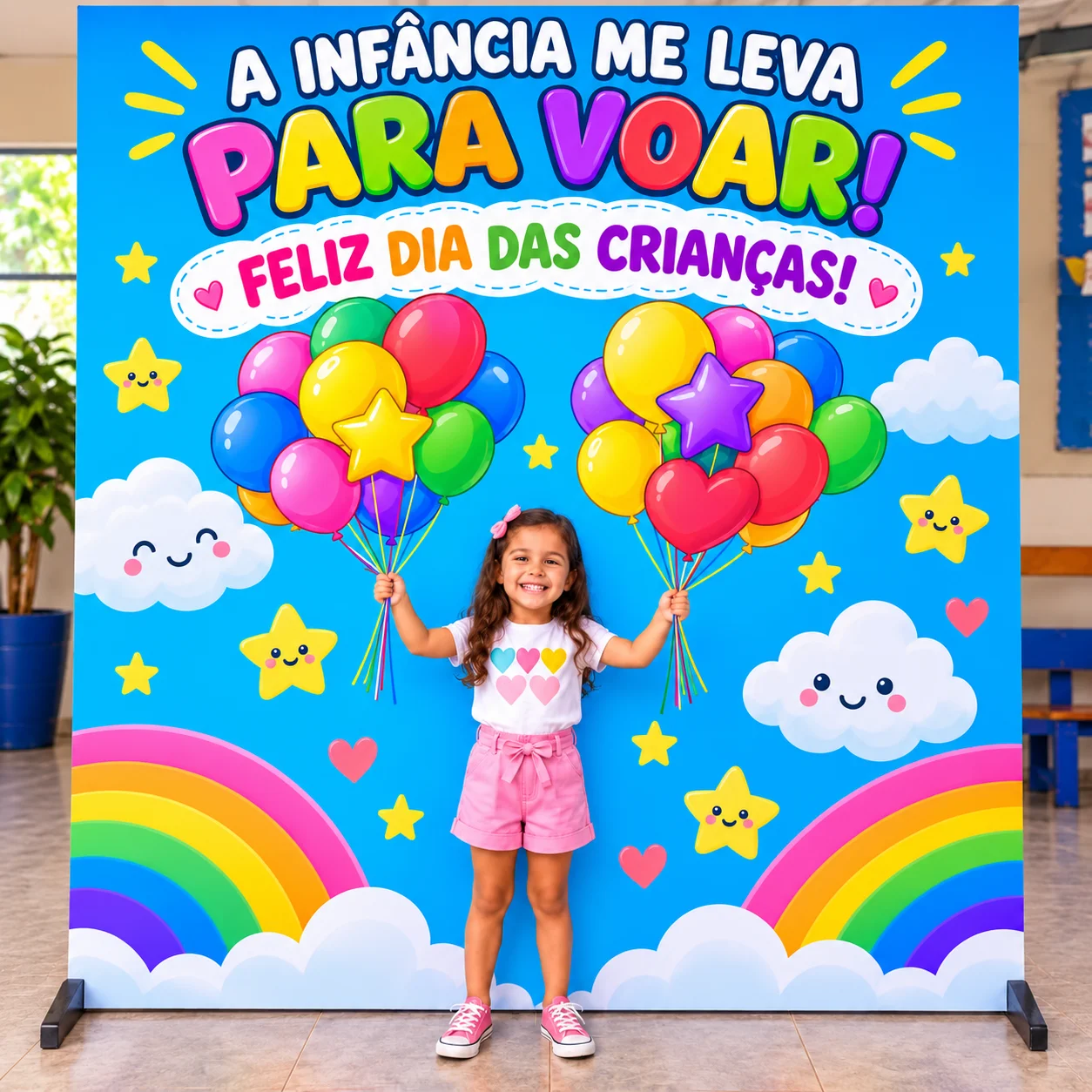 Painel Dia Das Crianças – “A Infância Me Leva Para Voar!” — amostra 1: Ideal para escolas, salas de aula, corredores,… Painel Dia Das Crianças – “A Infância Me Leva Para Voar!” — amostra 1: Ideal para escolas, salas de aula, corredores,…