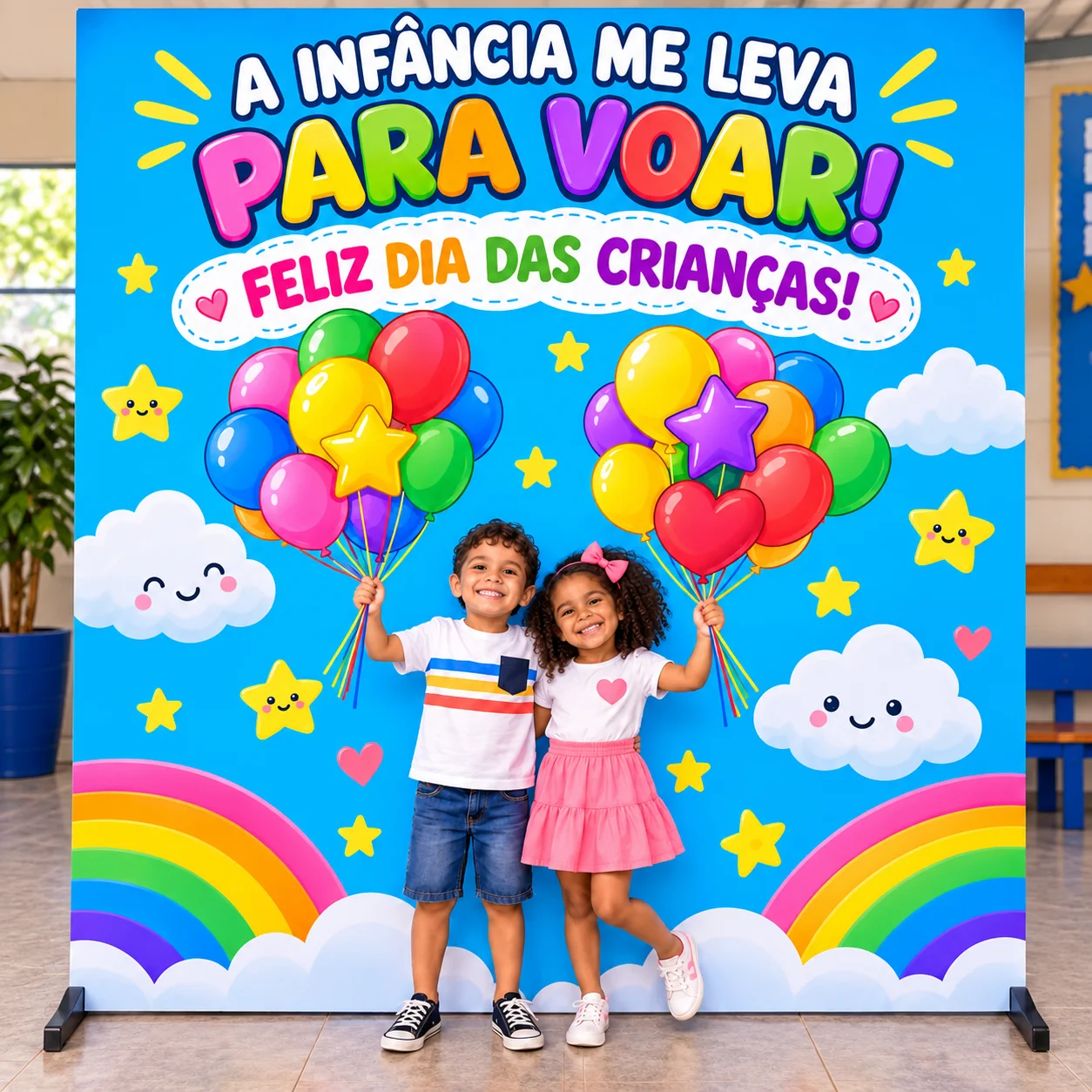 Painel Dia Das Crianças – “A Infância Me Leva Para Voar!” — capa do material