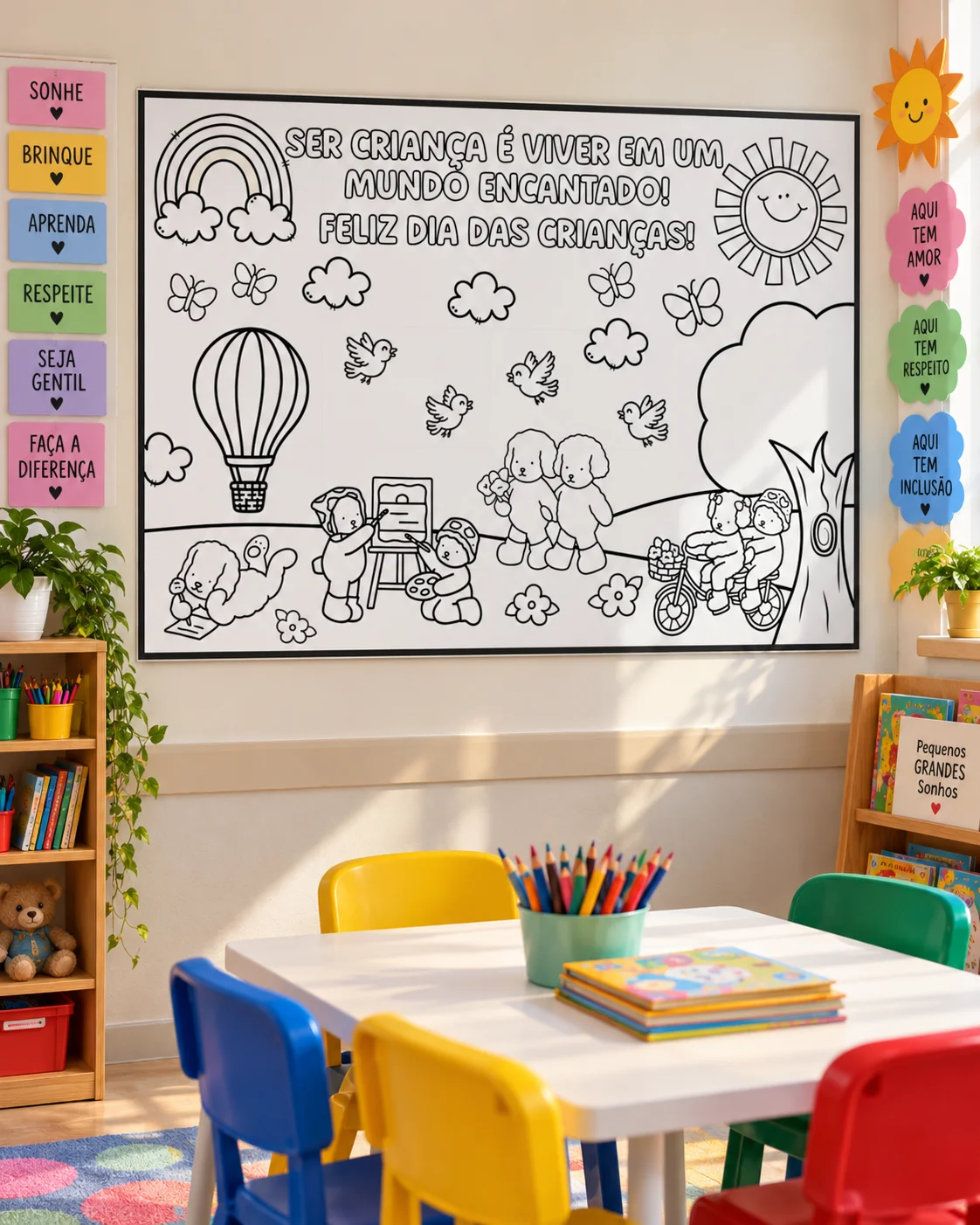 PAINEL DIA DAS CRIANÇAS BOBBIE GOODS PARA COLORIR — capa do material