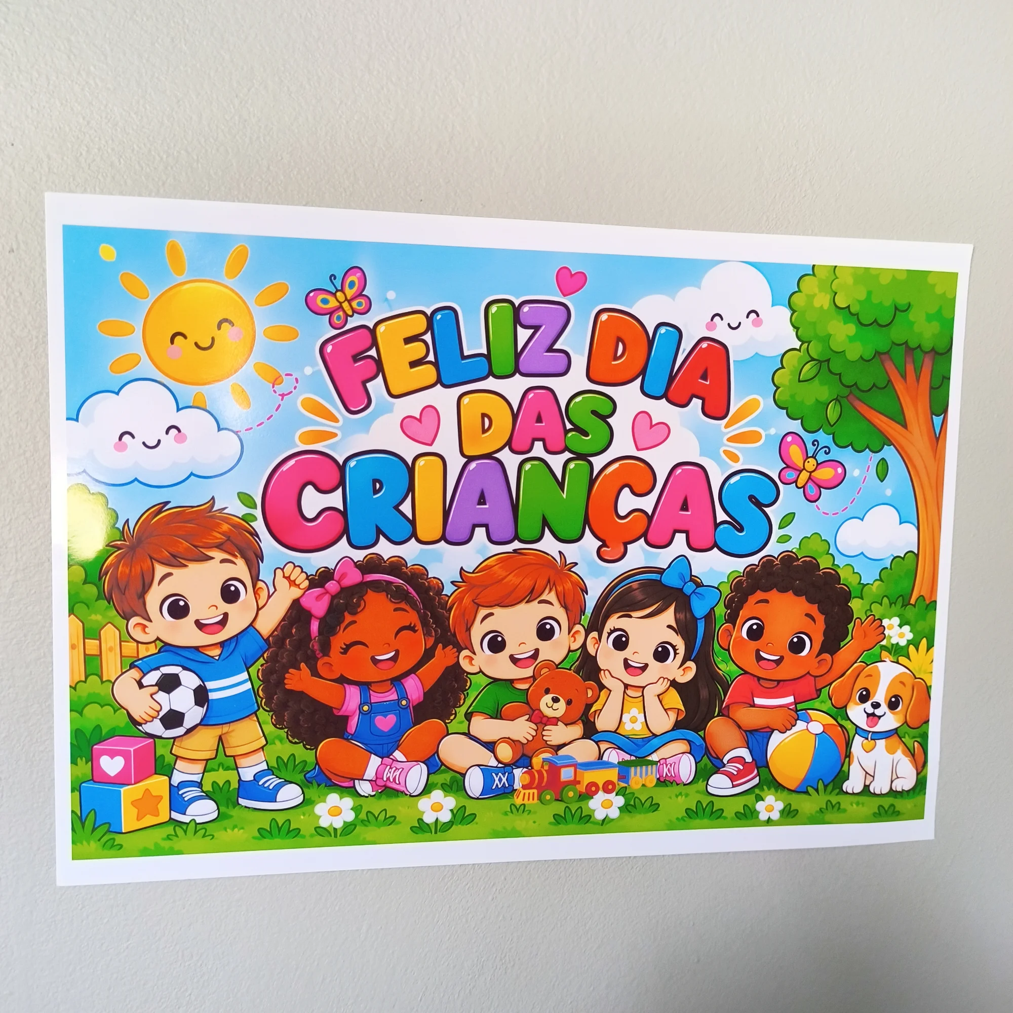 Painel Dia das Crianças – Decoração Escolar — capa do material