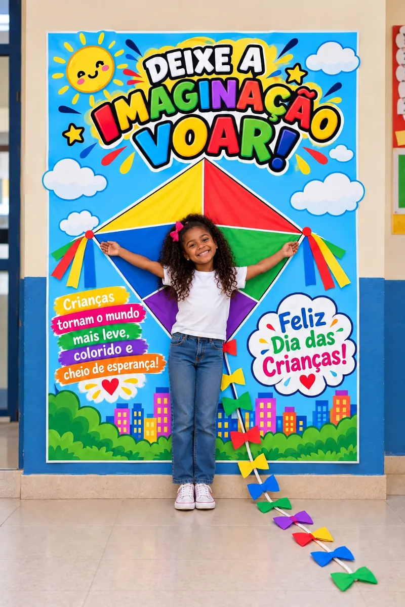 Painel Dia das Crianças – Deixe a Imaginação Voar — Atividades para Todas as séries: PAINEL DIA DAS CRIANÇAS – “DEIXE A…