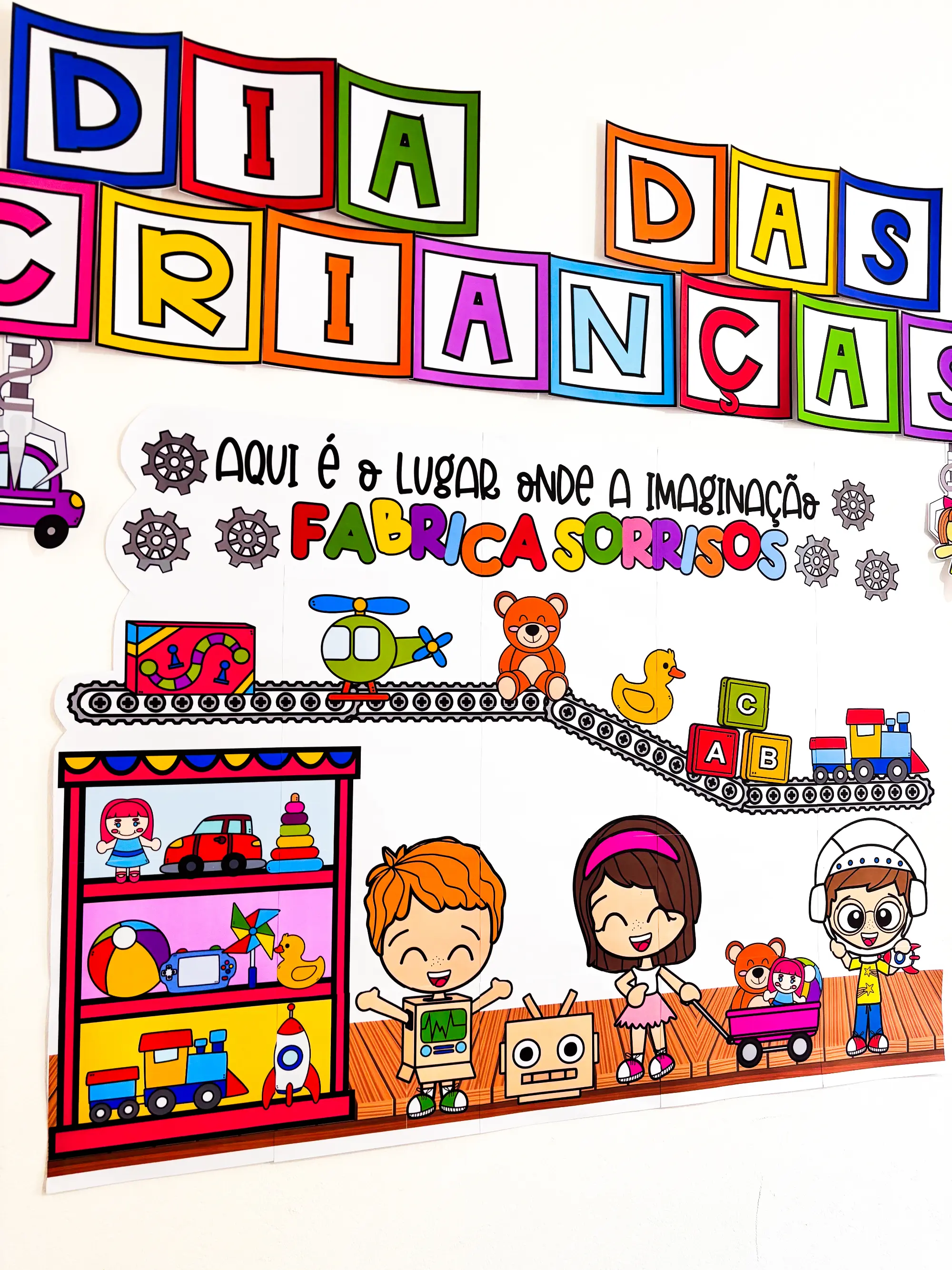 Painel Dia das Crianças: Fábrica de Sorrisos — amostra 1: Objetivos Pedagógicos