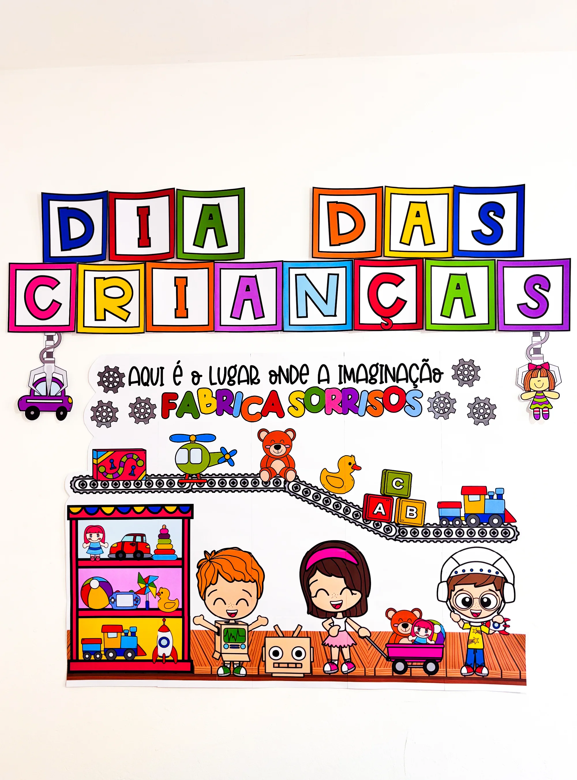 Painel Dia das Crianças: Fábrica de Sorrisos — capa do material