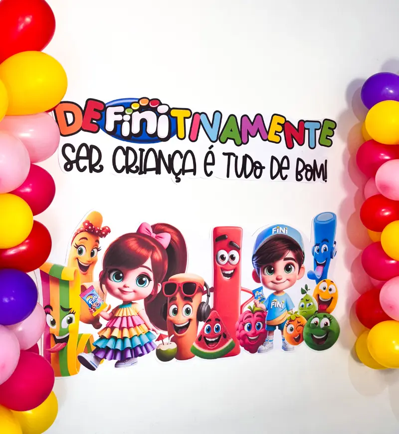 Painel Dia das Crianças Tema Fini em PDF para Imprimir — amostra 4: Para quem é indicado