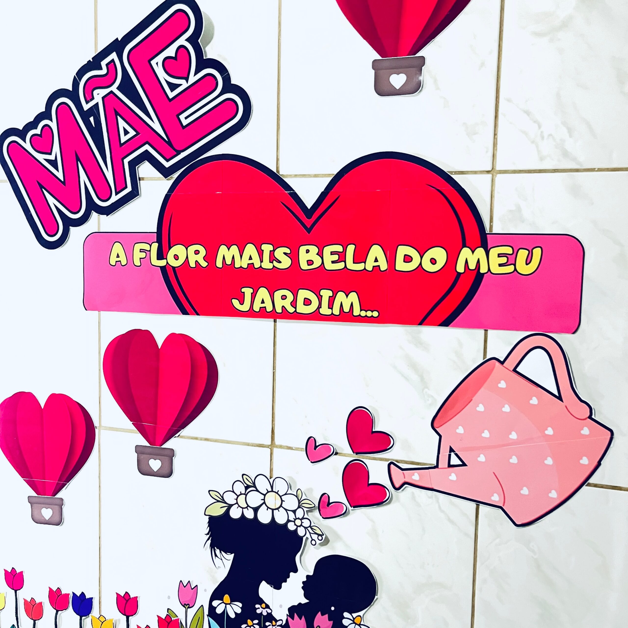 Painel dia das mães – Material Pedagógico — capa do material