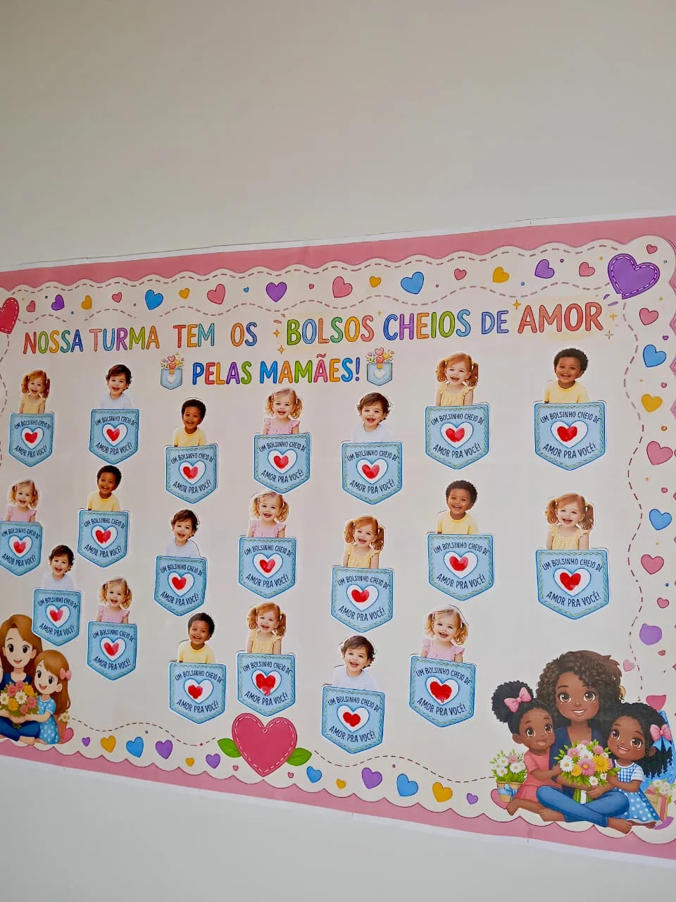 Painel Dia das Mães: NOSSA TURMA TEM OS BOLSOS CHEIOS DE AMOR! ❤️ — amostra 2: ​Preparei um recurso super especial e cheio…