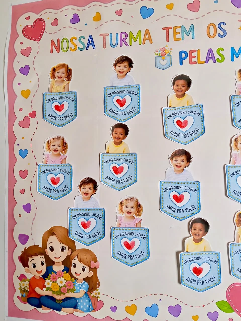 Painel Dia das Mães: NOSSA TURMA TEM OS BOLSOS CHEIOS DE AMOR! ❤️ — amostra 7: ​Preparei um recurso super especial e cheio…