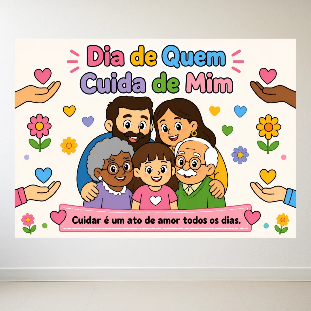 Painel Dia de Quem Cuida de Mim – PDF para Imprimir — amostra 2: Sobre o Painel Dia de Quem Cuida de Mim