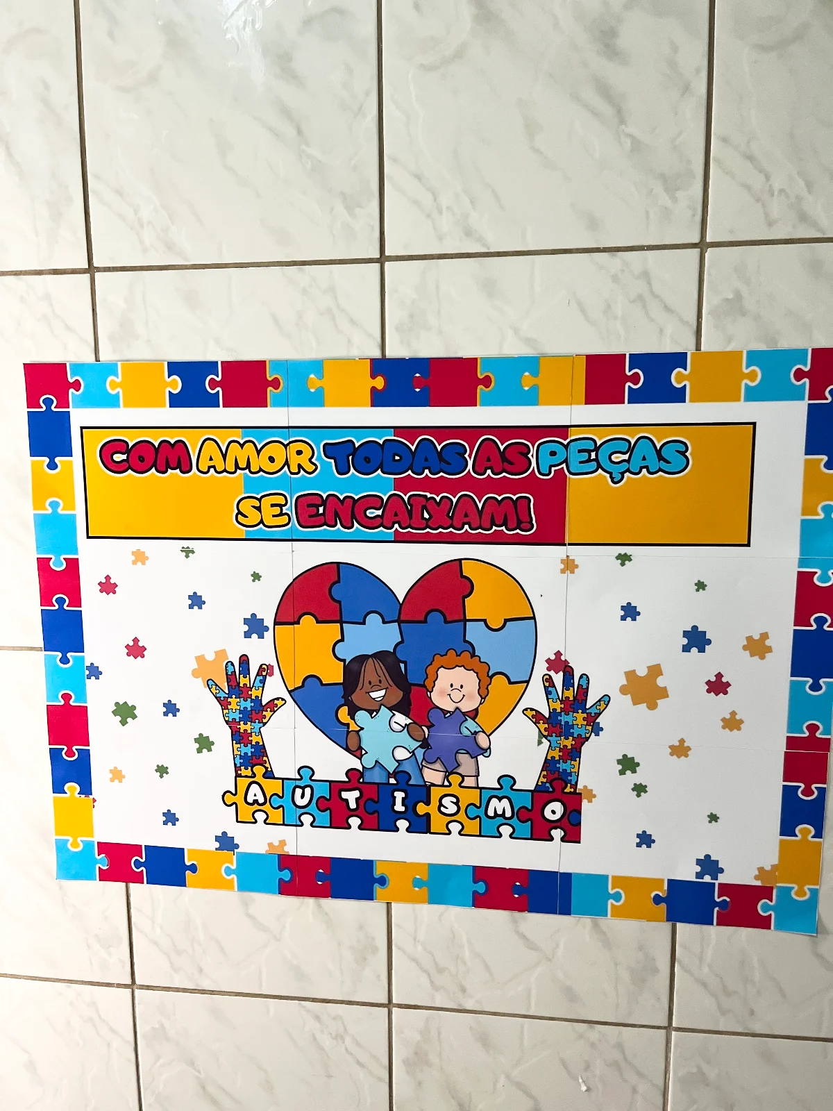 Painel Dia do Autismo | Conscientização, Inclusão e Educação na Escola — capa do material