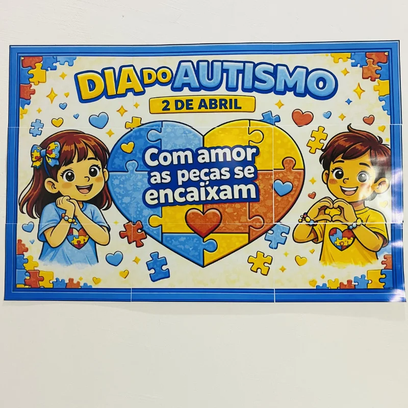 Painel Dia do Autismo — capa do material
