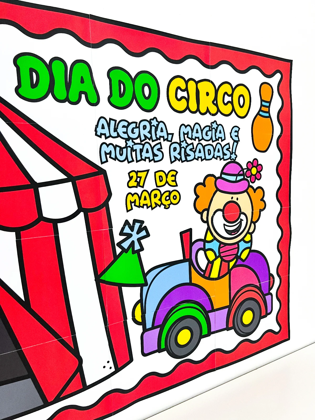 Painel Dia do Circo decoração sala de aula educação infantil PDF para imprimir — amostra 3: Recurso pedagógico ideal para…
