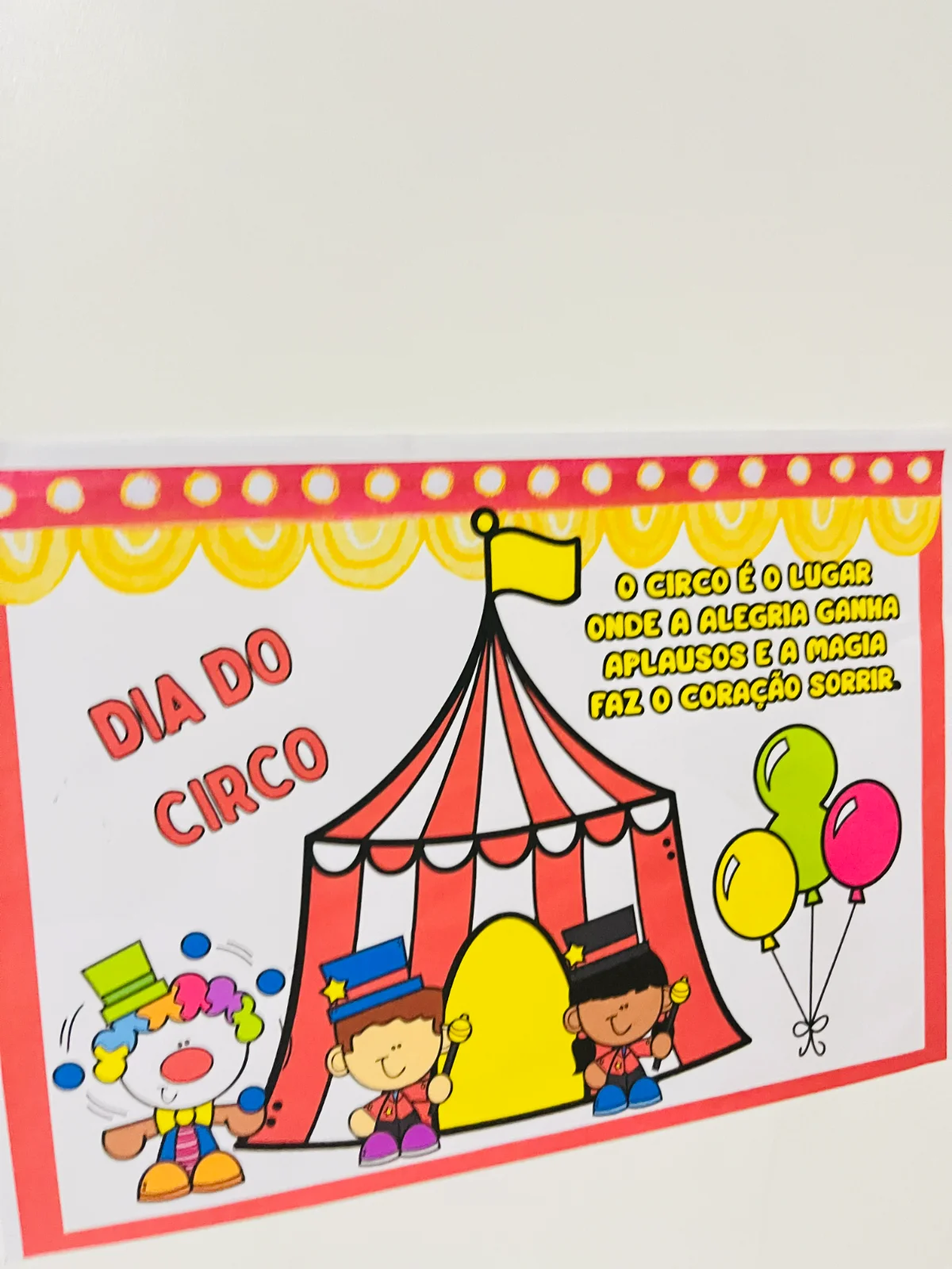 Painel Dia do Circo – Encante, Decore e Ensine com Alegria! — amostra 4: O Dia do Circo é uma oportunidade perfeita para…