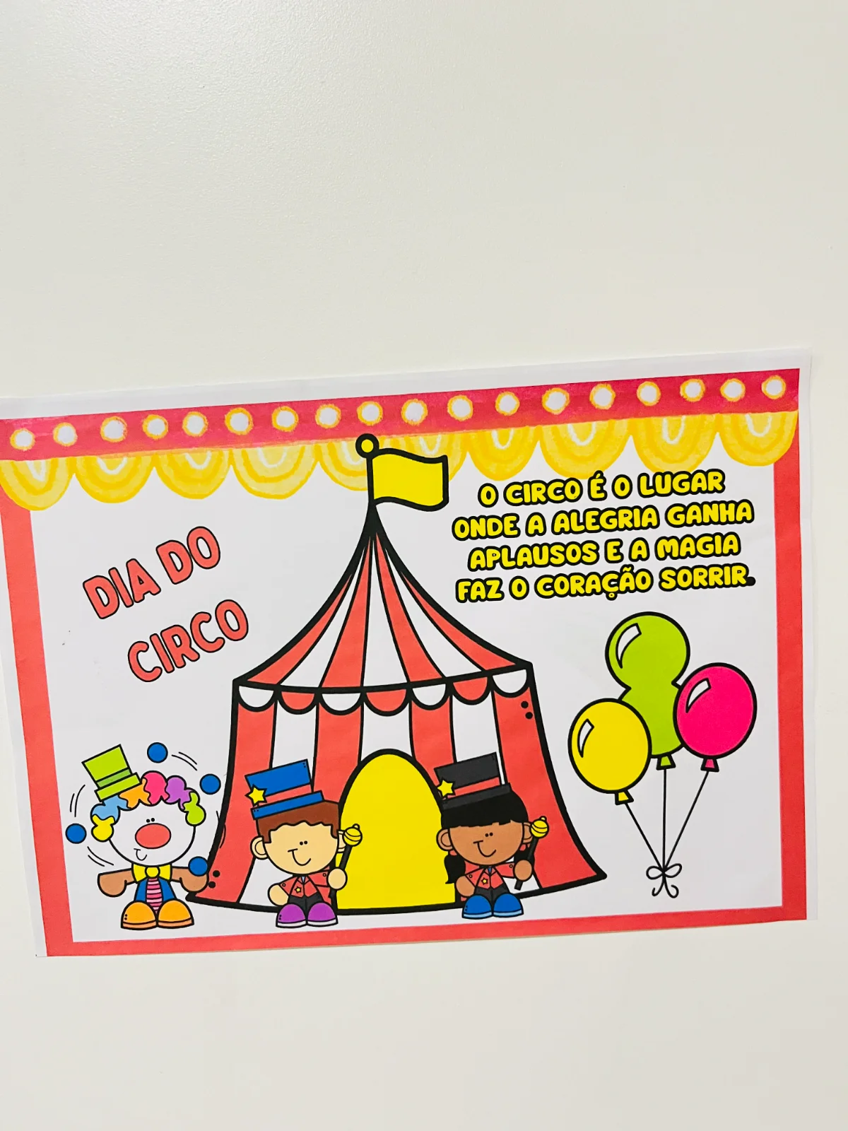 Painel Dia do Circo – Encante, Decore e Ensine com Alegria! — Alfabetização para Todas as séries: O Dia do Circo é uma…