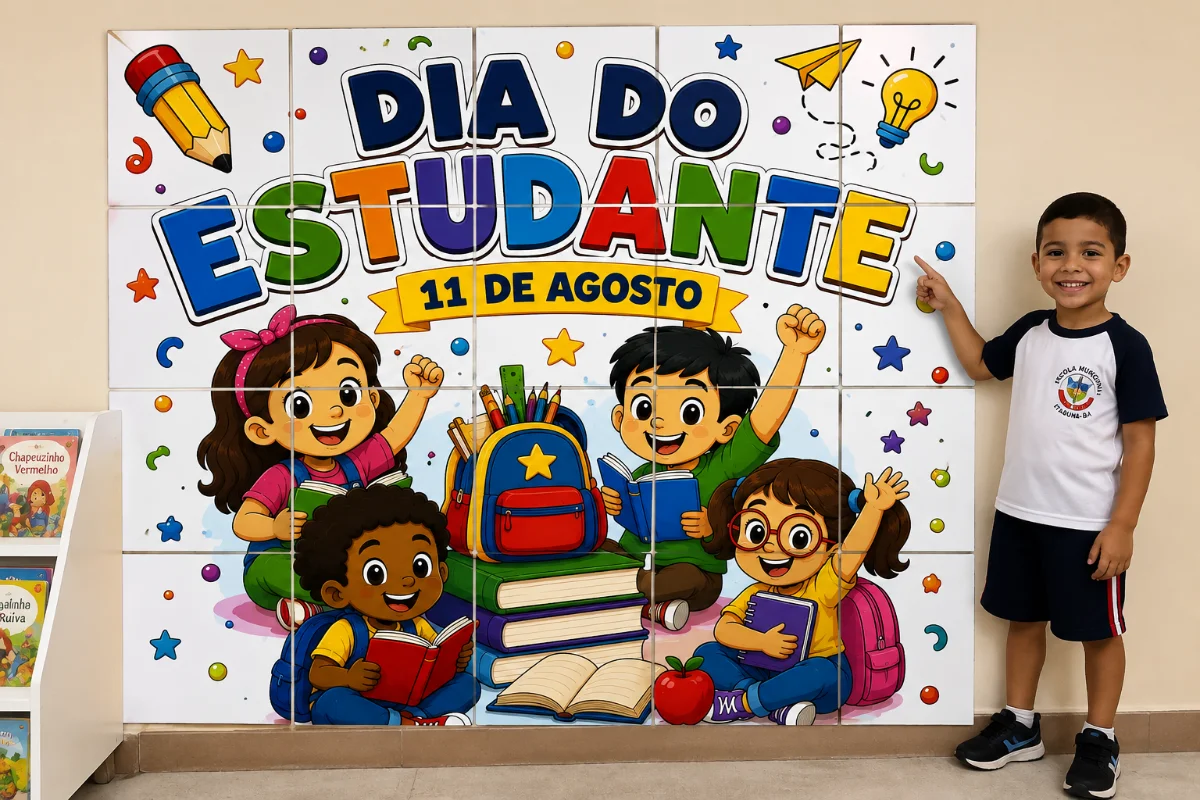 🎓📚 PAINEL DIA DO ESTUDANTE – 16 FOLHAS A4 ✨ — Alfabetização para Educação Infantil: 🎓📚 PAINEL DIA DO ESTUDANTE – 16…