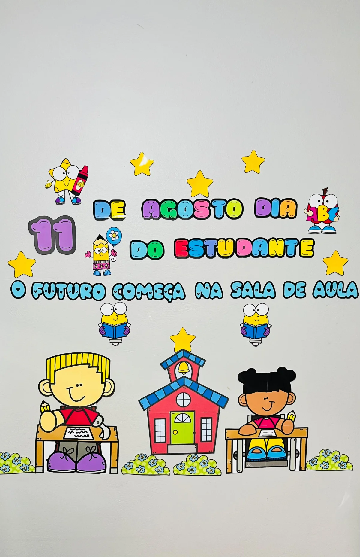 Painel Dia do Estudante – PDF para Imprimir — amostra 2: Painel criativo, colorido e cheio de significado desenvolvido para… Painel Dia do Estudante – PDF para Imprimir — amostra 2: Painel criativo, colorido e cheio de significado desenvolvido para…
