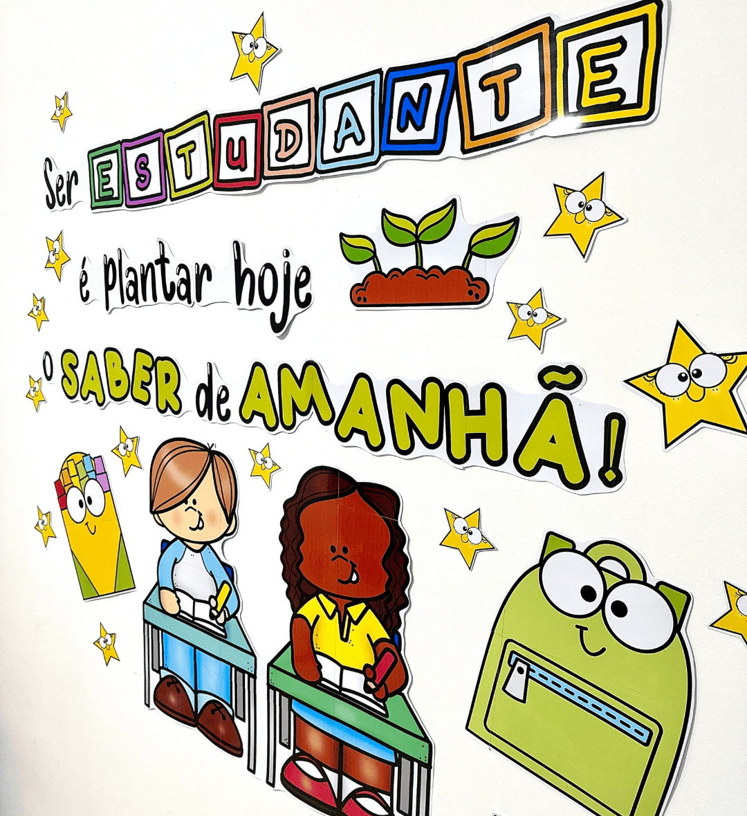 Painel Dia do Estudante: Ser Estudante para Imprimir — amostra 3: Como usar em sala de aula