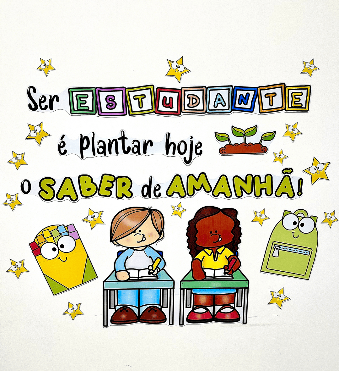 Painel Dia do Estudante: Ser Estudante para Imprimir — Datas comemorativas para Educação Infantil: Celebre o Dia do…