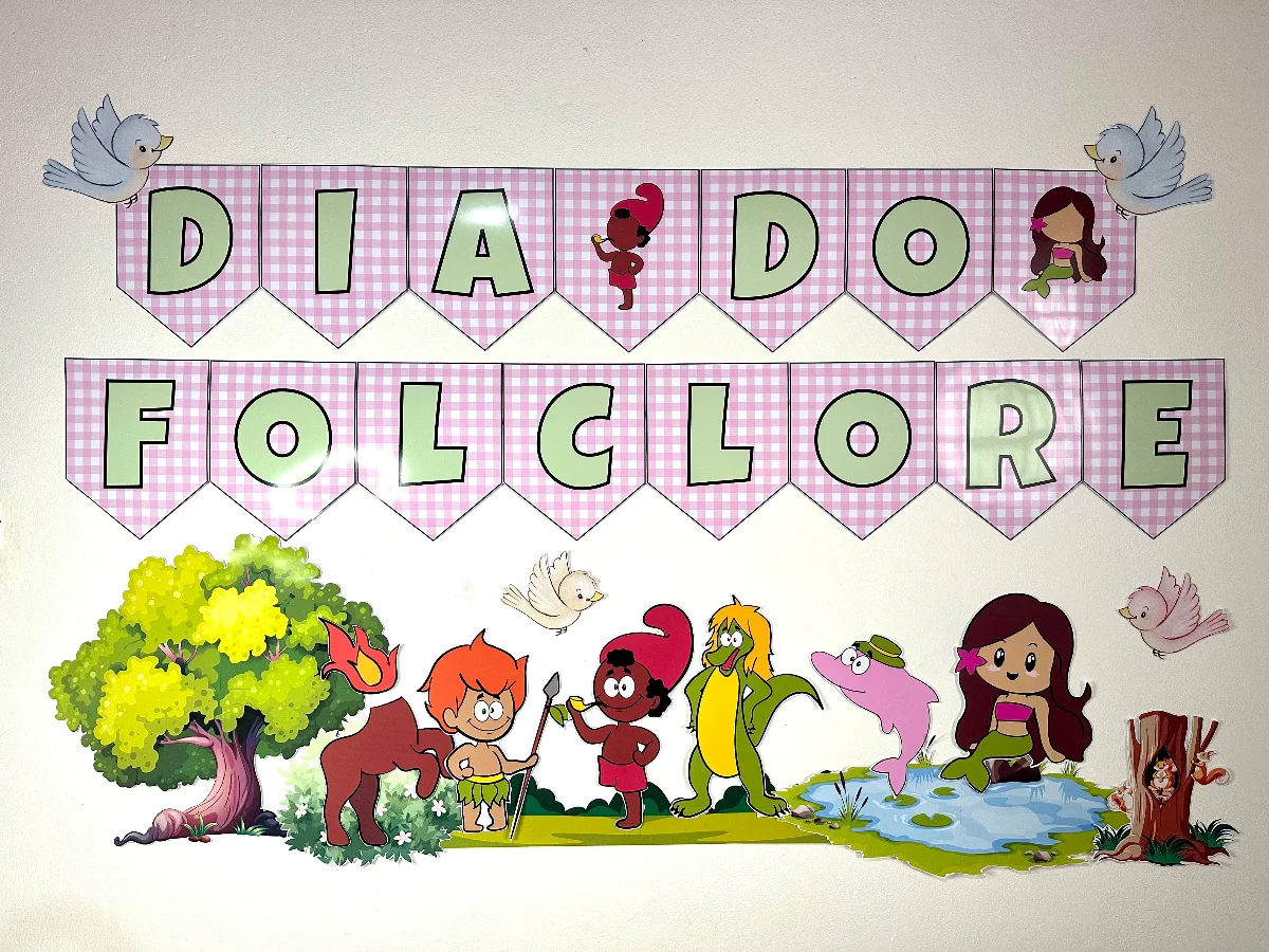 Painel Dia do Folclore - Pdf Ampliado – Atividade Pedagógica — capa do material