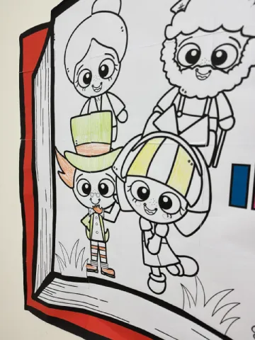 Painel Dia Do Livro Para Colorir — amostra 1: PAINEL DIA DO LIVRO PARA COLORIR R$ 8,00 O DIA NACIONAL DO LIVRO INFANTIL,…