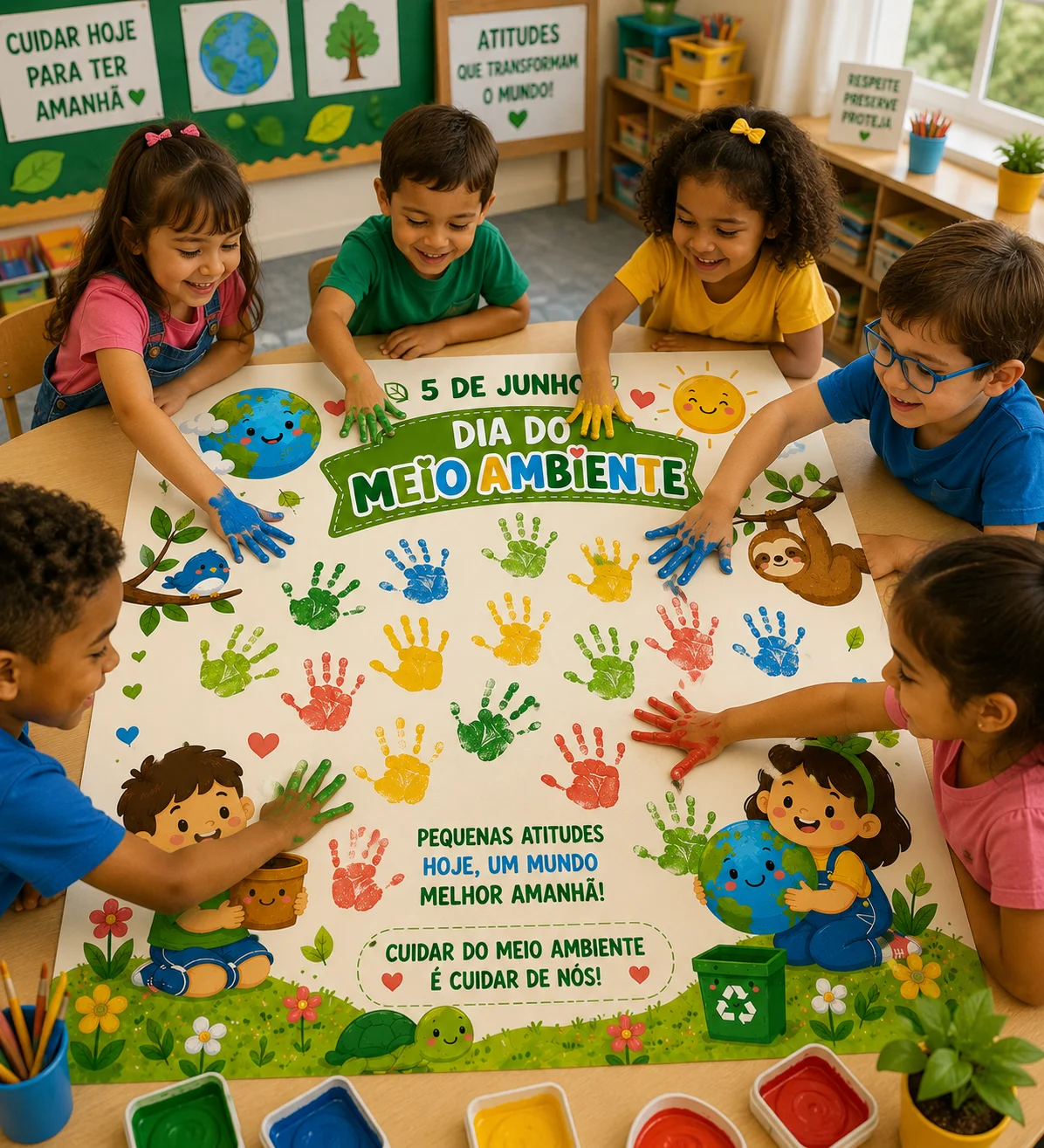 🌎✨ Painel Dia do Meio Ambiente ✨🌱 — capa do material