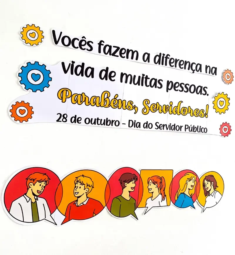 Painel Dia do Servidor Público em PDF | Homenagem — amostra 2: O recurso é indicado para: