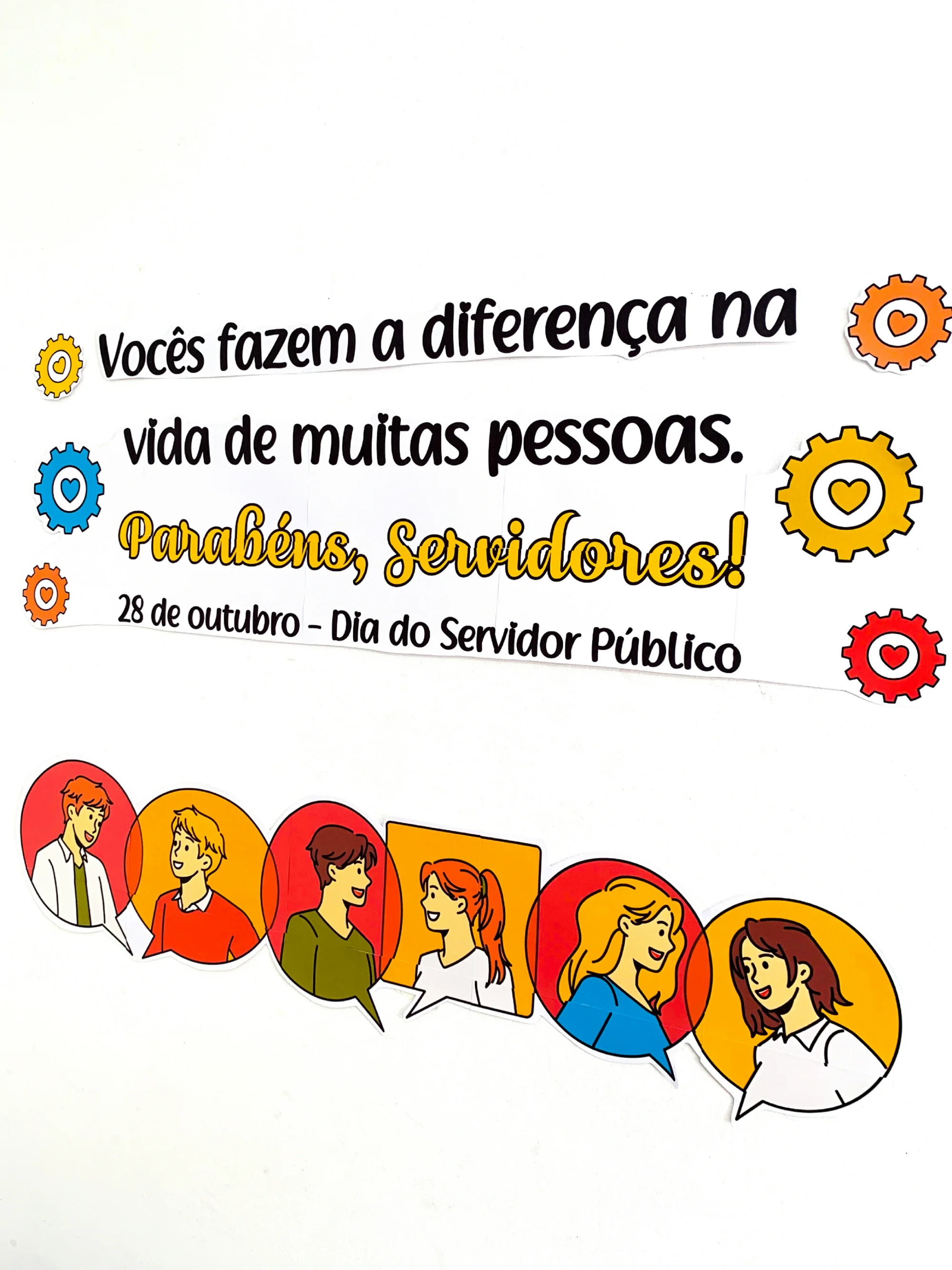 Painel Dia do Servidor Público para Educação Infantil e Ensino Fundamental — amostra 5: Celebre o Dia do Servidor Público… Painel Dia do Servidor Público para Educação Infantil e Ensino Fundamental — amostra 5: Celebre o Dia do Servidor Público…