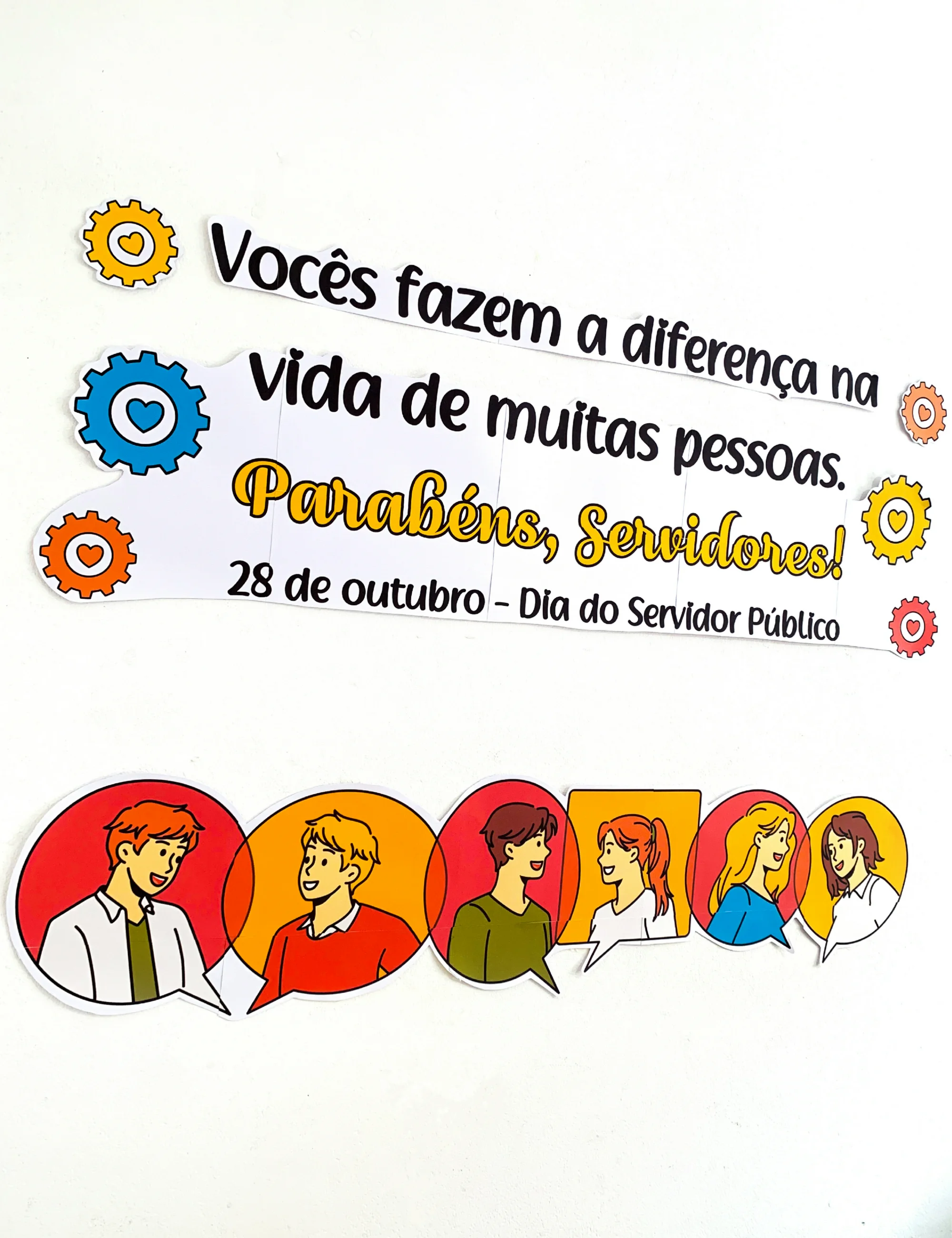 Painel Dia do Servidor Público para Educação Infantil e Ensino Fundamental — amostra 7: Celebre o Dia do Servidor Público… Painel Dia do Servidor Público para Educação Infantil e Ensino Fundamental — amostra 7: Celebre o Dia do Servidor Público…