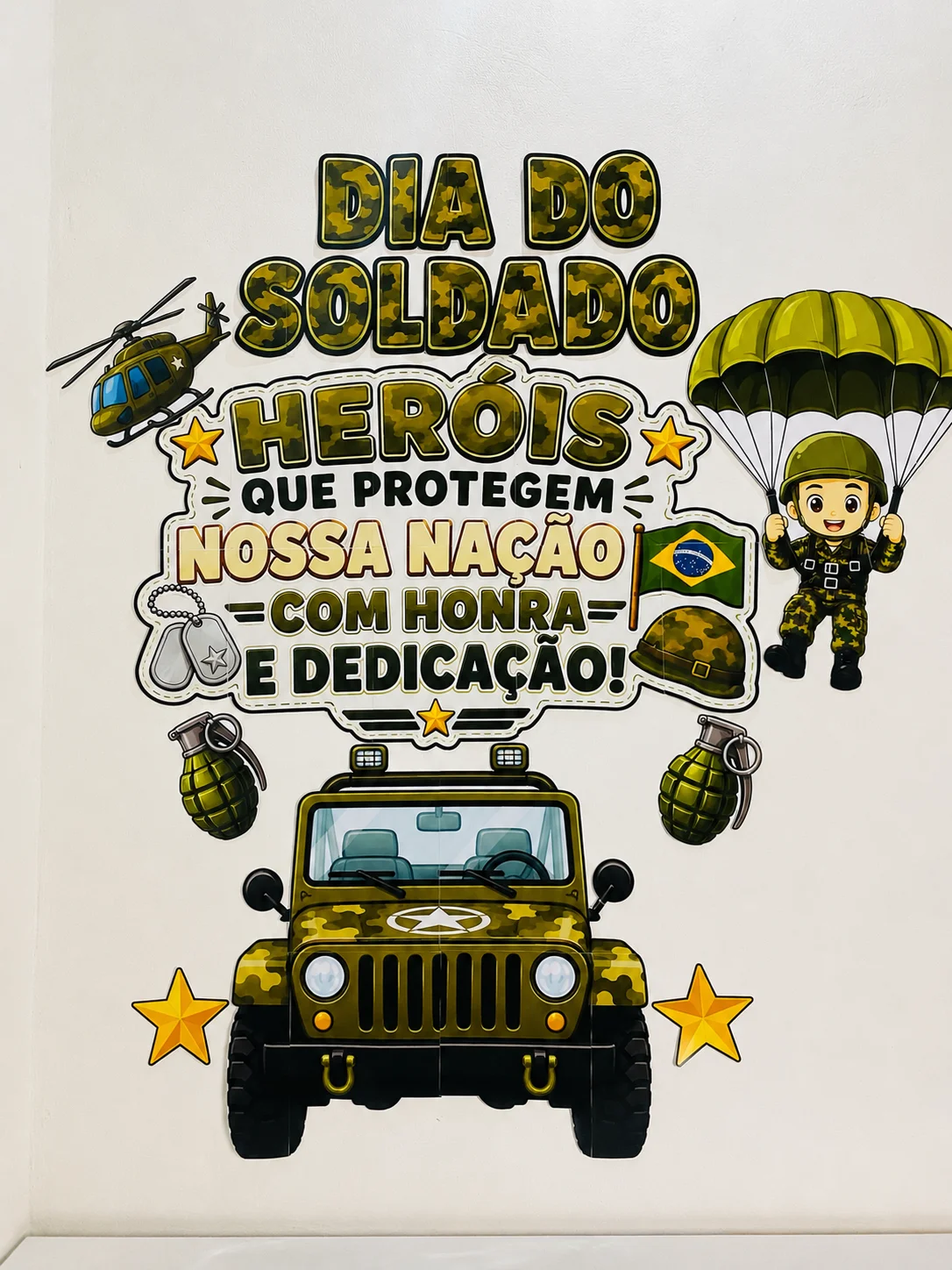 Painel – Dia do Soldado: Heróis que Protegem Nossa Nação — Alfabetização para Educação Infantil: Um recurso prático, de…