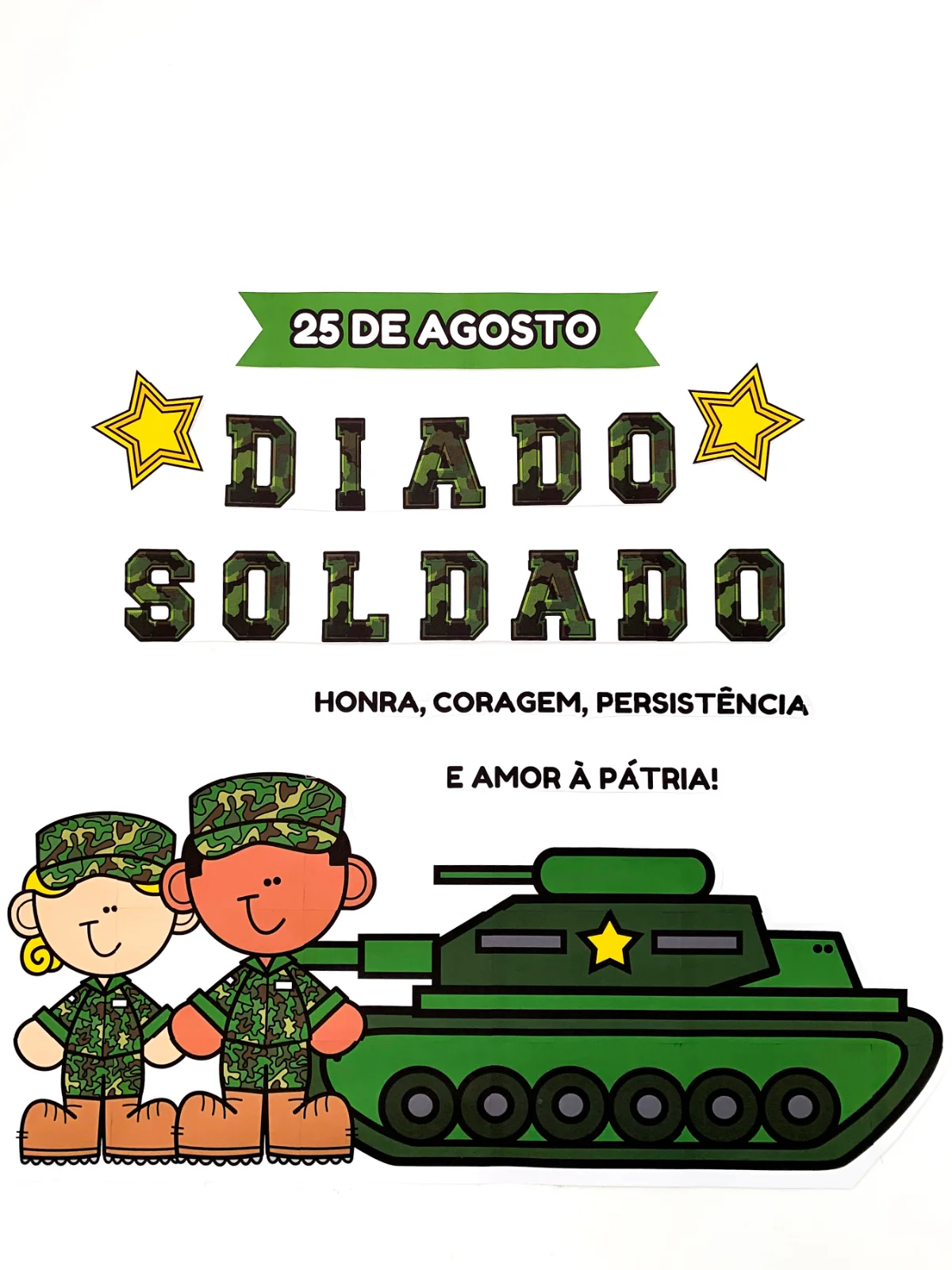Painel dia do Soldado – PDF para Imprimir | Educação Infantil — amostra 6: Painel Dia do Soldado para trabalhar o tema com… Painel dia do Soldado – PDF para Imprimir | Educação Infantil — amostra 6: Painel Dia do Soldado para trabalhar o tema com…