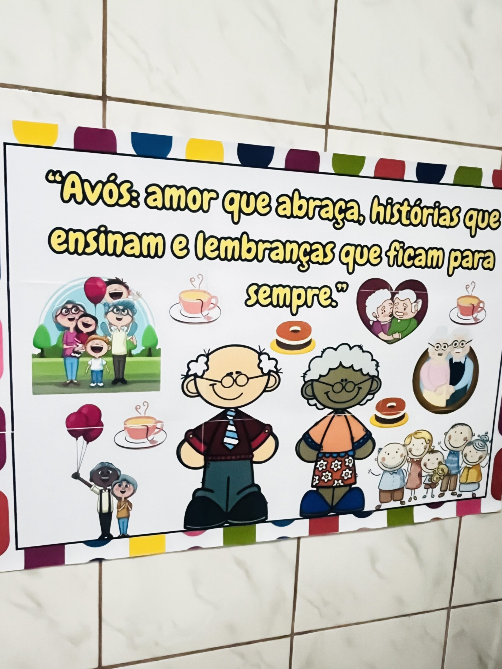 Painel dia dos avós – Material Pedagógico — amostra 2: Formato e entrega