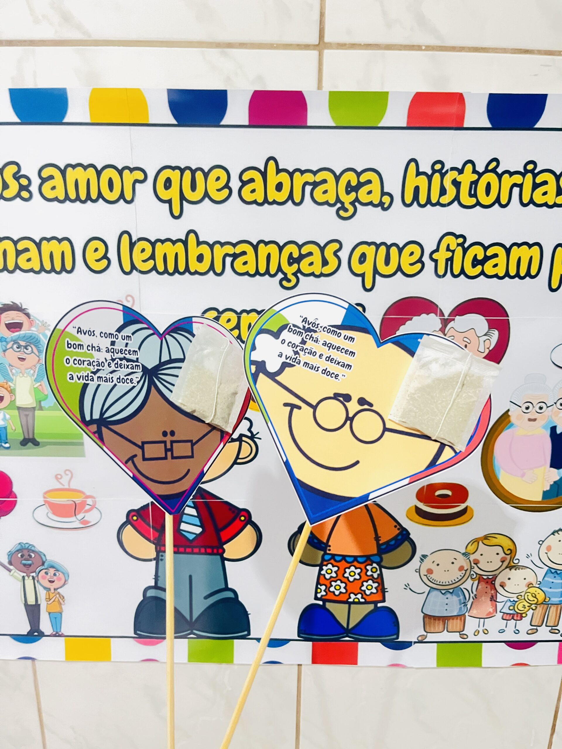 Painel dia dos avós – Material Pedagógico — amostra 3: PAINEL DIA DOS AVÓS PRONTO PARA AS SUAS AULAS Revenda proibida…