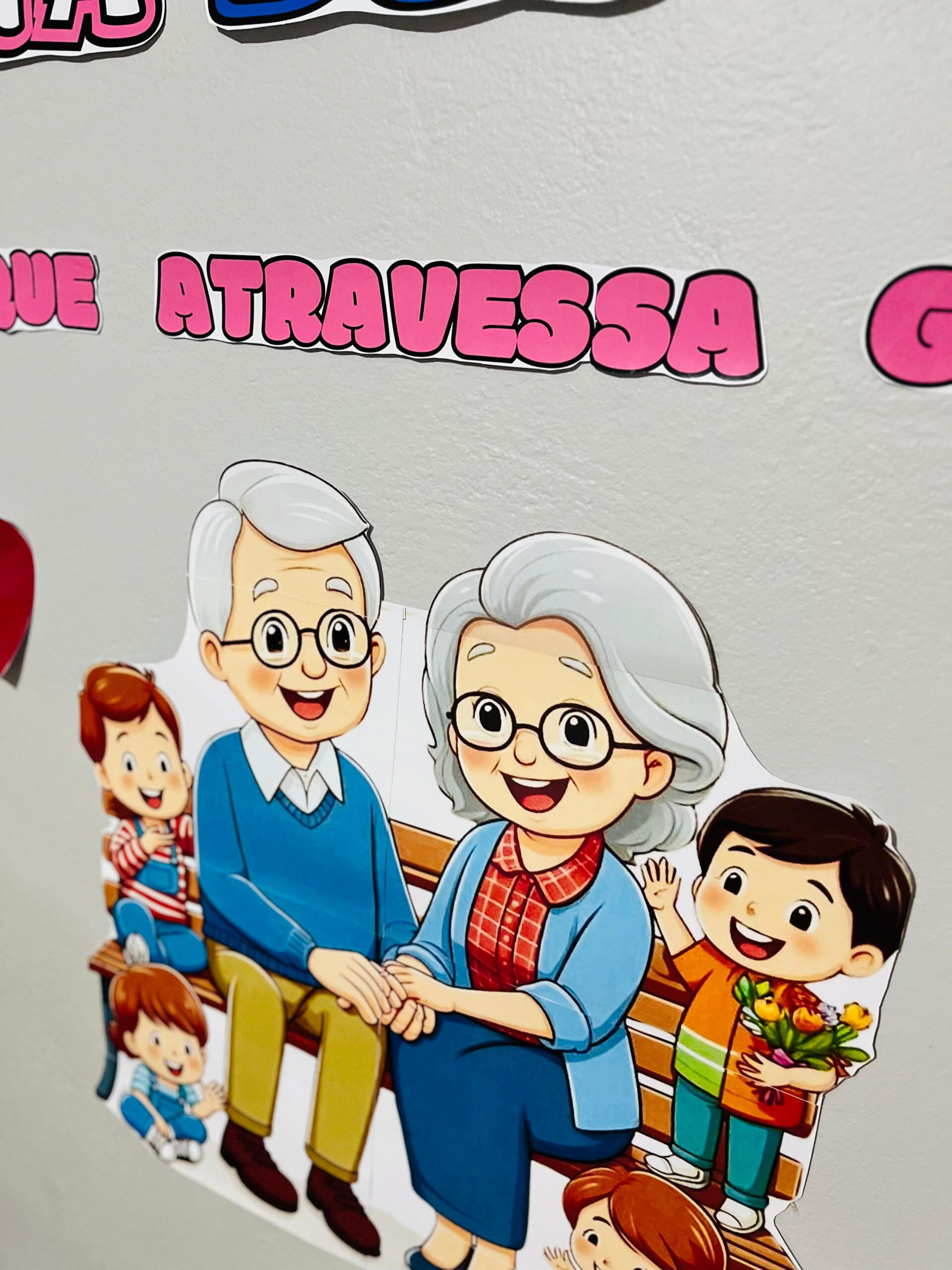 Painel dia dos avós – PDF para Imprimir — amostra 2: Formato e entrega