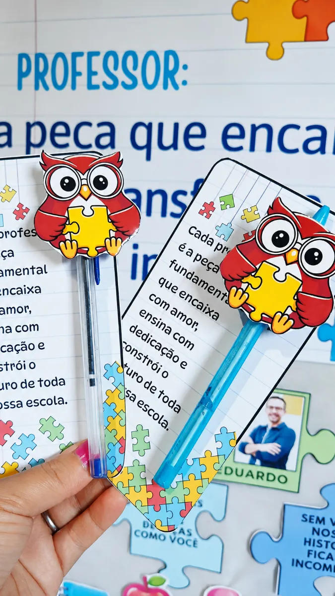 PAINEL DIA DOS PROFESSORES – A PEÇA QUE TRANSFORMA E INSPIRA — amostra 4: Neste Dia dos Professores, prepare uma homenagem…