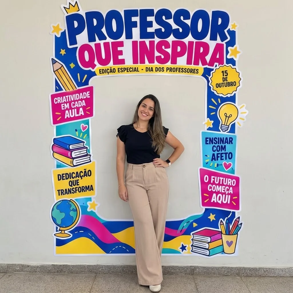 Painel Dia dos Professores | Capa de Revista para Fotos — amostra 2: 📦 O QUE VOCÊ RECEBE?