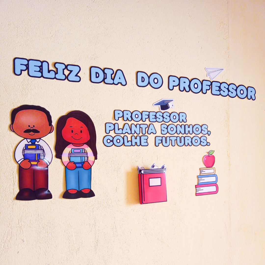 Painel: dia dos professores – Material Pedagógico — capa do material