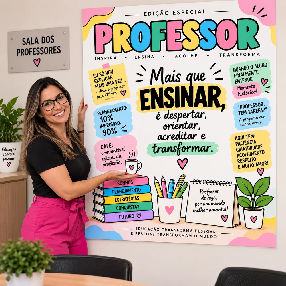 PAINEL DIA DOS PROFESSORES + MENSAGENS - Irisando — Datas comemorativas para Todas as séries: Uma decoração especial,…