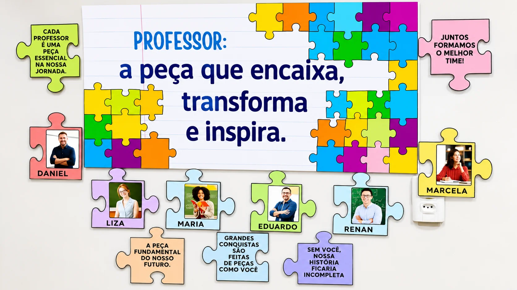 Painel dia dos professores – PDF para Imprimir — capa do material