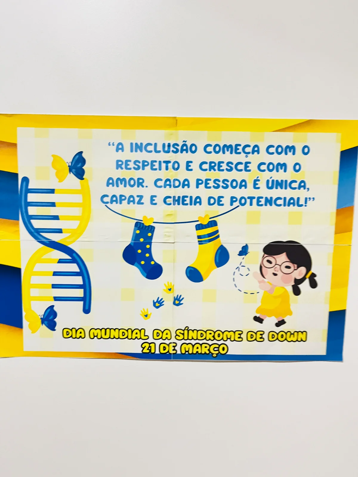 PAINEL DIA MUNDIAL DA SÍNDROME DE DOWN – 21 DE MARÇO — amostra 2: Formato e entrega PAINEL DIA MUNDIAL DA SÍNDROME DE DOWN – 21 DE MARÇO — amostra 2: Formato e entrega