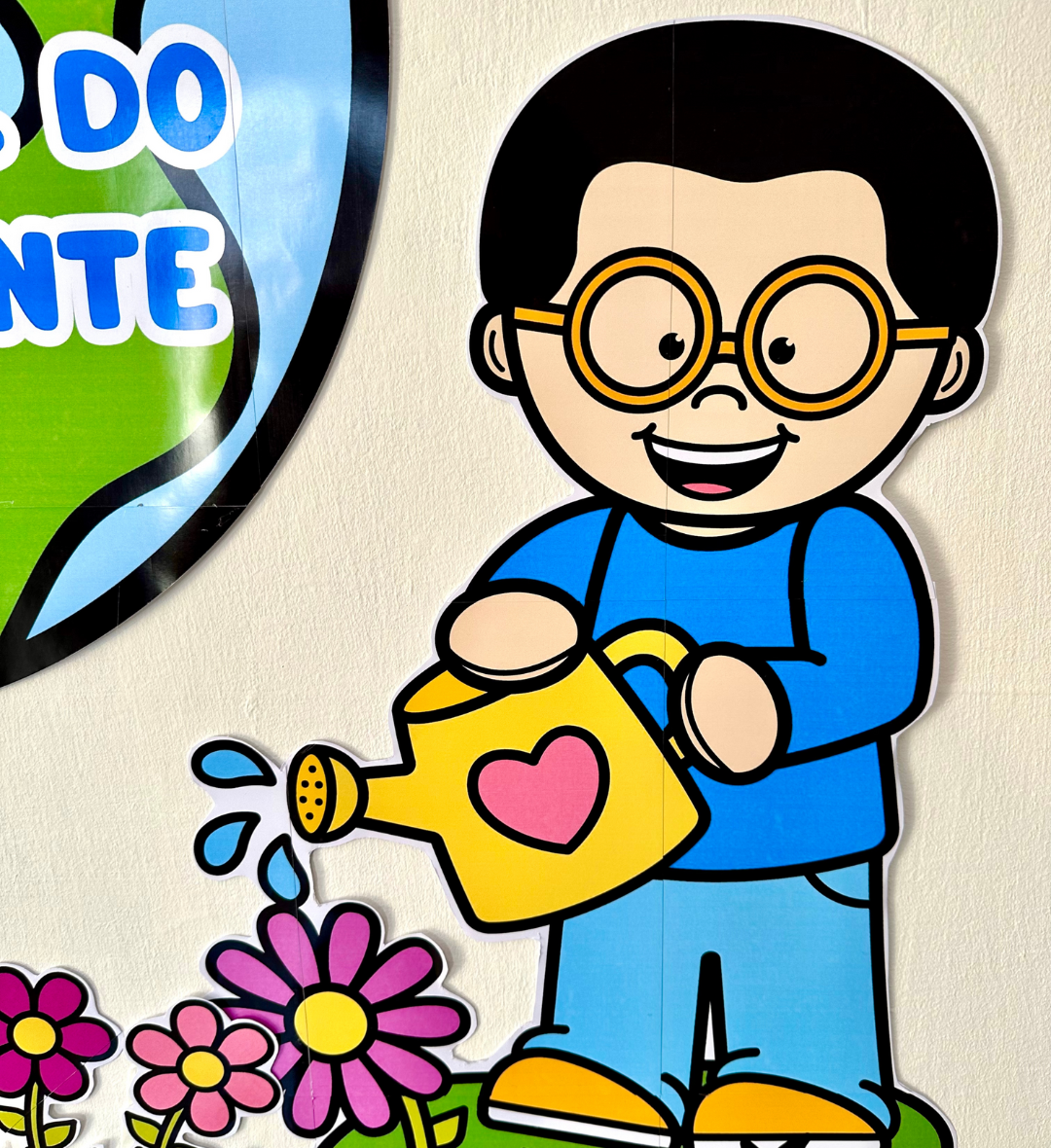 Painel Dia Mundial do Meio Ambiente em PDF para Imprimir — amostra 2: O que acompanha o material
