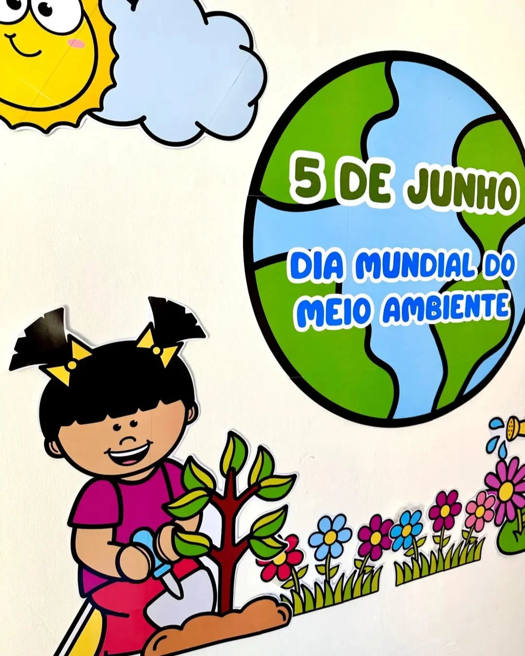 PAINEL DIA MUNDIAL DO MEIO AMBIENTE — amostra 4: Uma proposta linda e significativa para trabalhar a conscientização…