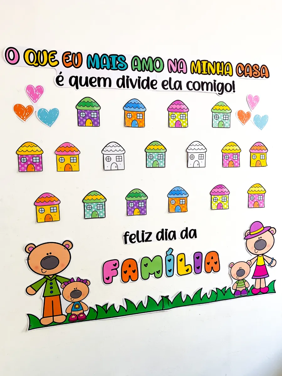 Painel Dia Nacional da Família para Educação Infantil e Anos Iniciais — Atividades para Todas as séries: Painel Dia…