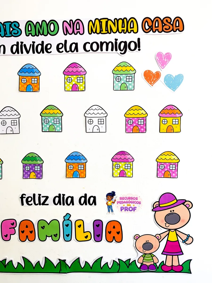 Painel Dia Nacional da Família — amostra 1: Uma proposta encantadora e interativa para celebrar e fortalecer os laços…